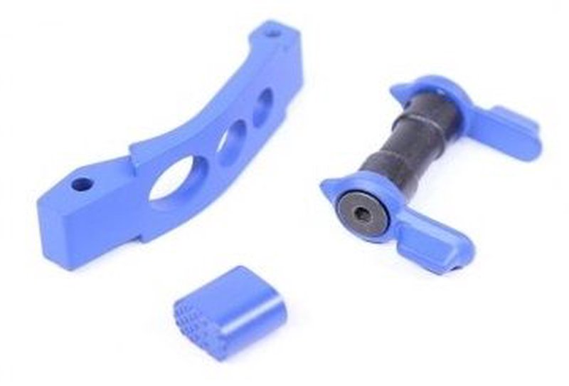 GUNTEC USA AR-15 Lower Upgrade Kit Enhanced L.U.K.E. Blue