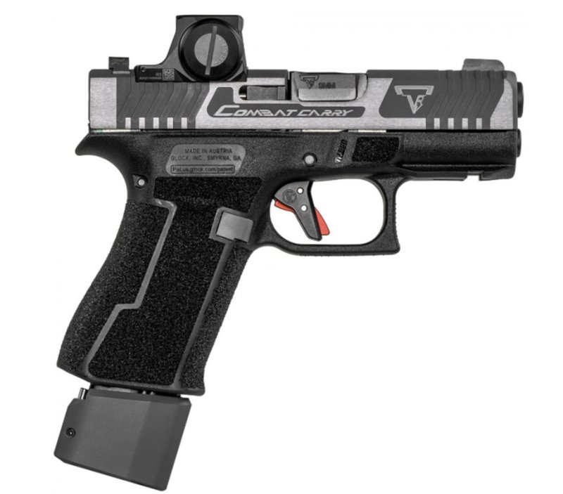Taran Tactical TTI Gray Slide Glock 43X 9mm with Romeo X Optic