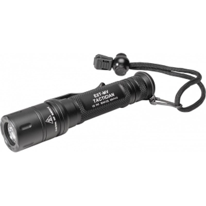 SureFire E2TMV Tactician Black Anodized Aluminum White LED 5/800 Lumens 115 Meters Range