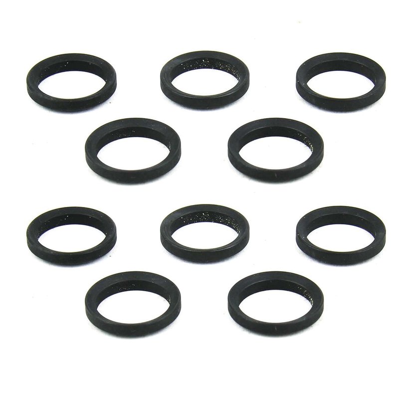TacFire 10-Piece Muzzle Brake Crush Washer, Black