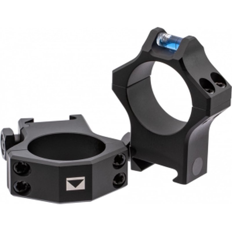 Steiner 5960 T-Series Scope Ring Set For Tactical Rifle Picatinny Rail Low 30mm Tube Matte Black Steel