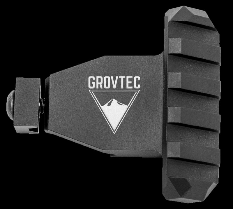 GrovTec US 45° Angled Picatinny Offset Rail Type-III Black Anodized Aluminum (GTSW321)