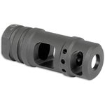 Midwest Industries Two-Chamber Muzzle Brake 45 Caliber 11/16"-24 Thread Steel Black
