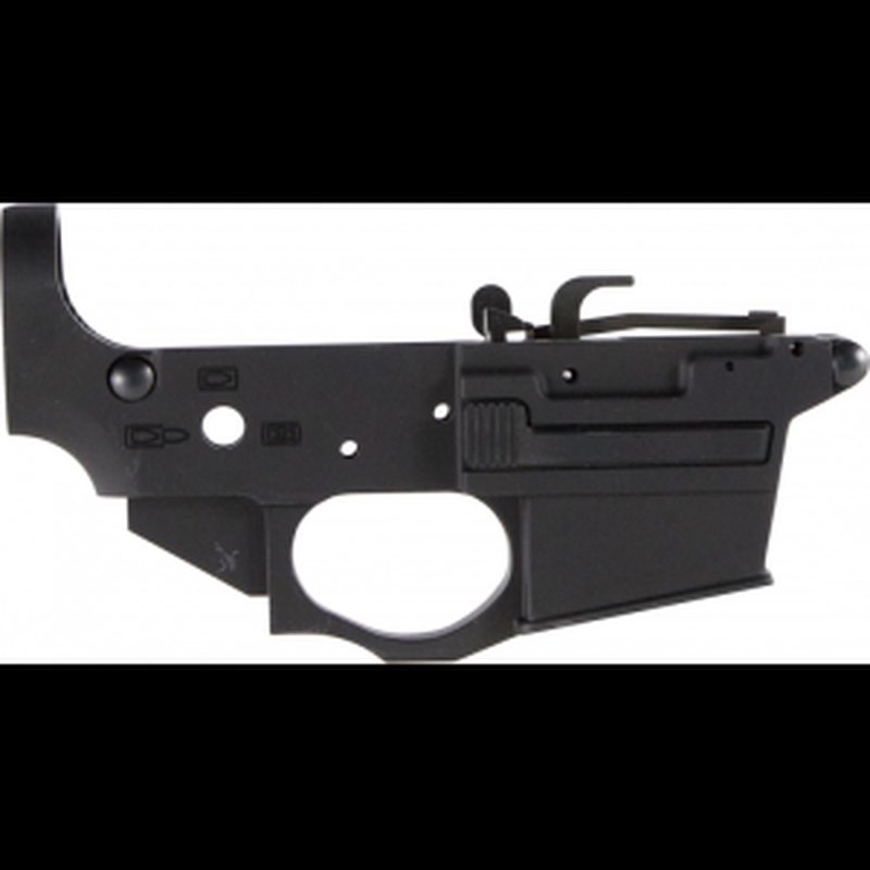 Spikes Tactical STLS920 Stripped Lower Spider AR Platform Rifle Black Hardcoat Anodized
