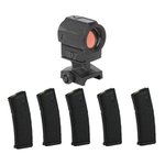Holosun SCRS-MRS Red Dot Rifle Sight 7075 Aluminum Multi-Reticle 2MOA Magpul PMAGs