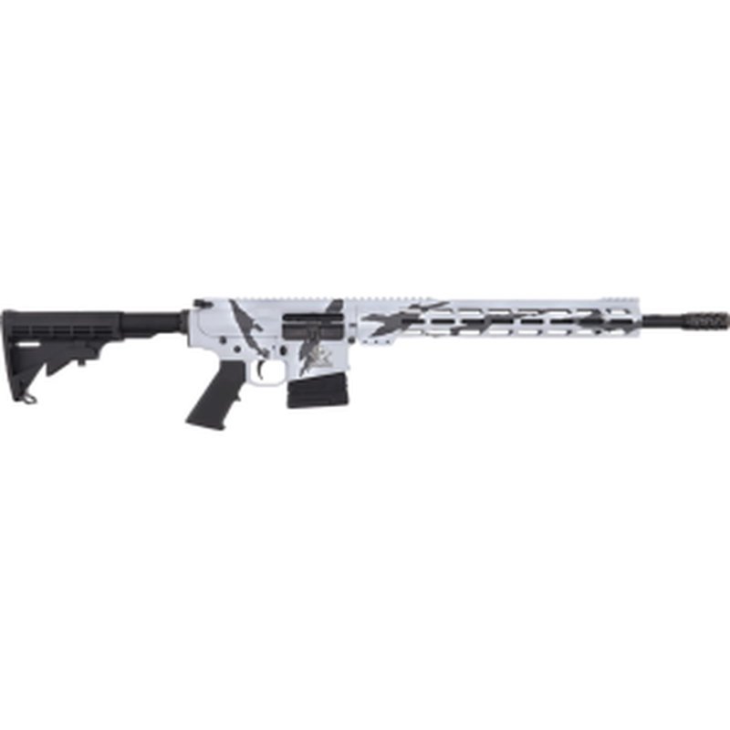 Great Lakes Firearms GL10308 P-SNO AR10 Rifle .308 WIN. 18" Nitride Barrel 10rd Pursuit Snow Camov