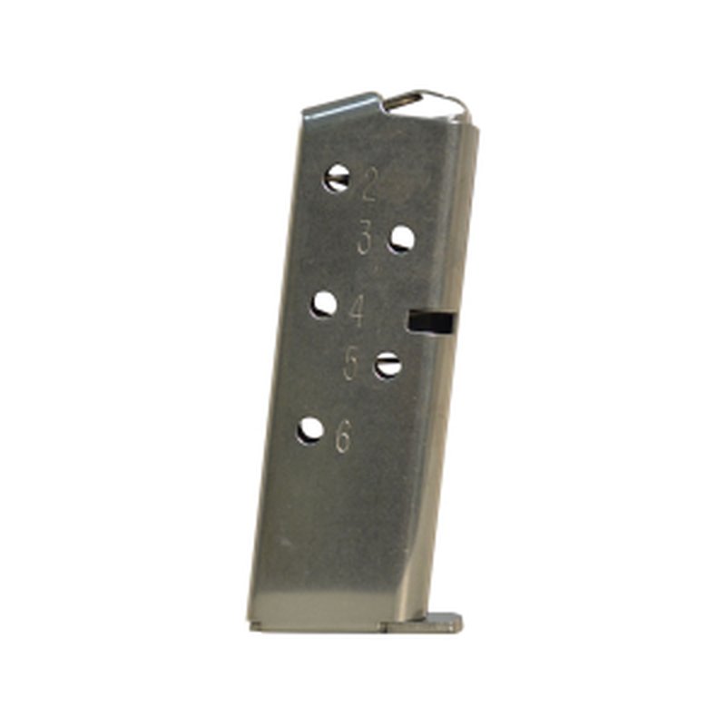Kimber Micro Magazine 380 ACP 6-Round Stainless Steel