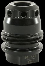 Rugged Suppressors M2 Muzzle Brake Dual Taper Locking 1/2x28 MB014 Black Nitride