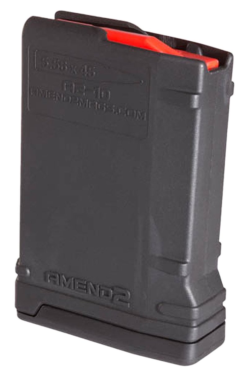 Amend2 10 Round AR-15 Magazine 223 Remington/5.56 NATO, Black - 556MOD2BLK10