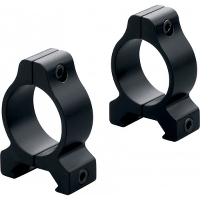 Leupold 56533 Rifleman Rimfire Scope Ring Set For Rifle Weaver Medium 1" Tube Matte Black Aluminum