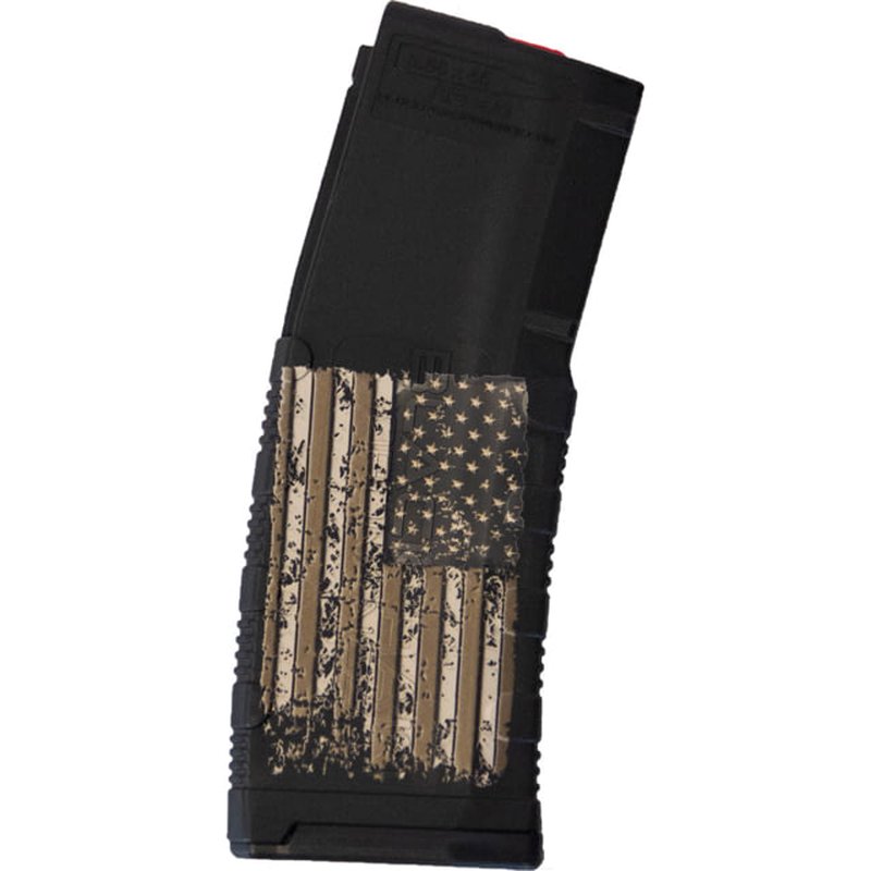 Black Rain Ordnance AR-15 .223 Rem/ 5.56 NATO 30 Round Rifle Magazine w/ American Flag Engraving