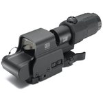 EOTech EXPS2-2 Holographic Hybrid Sight II 68 MOA Circle with (2) 1 MOA Dots Reticle with G33 3X Magnifier and Switch to Side QD mount Matte Black