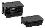 Leapers UTG Super Slim Picatinny RMR Mount 2 in 1 Combo MT-RMRKIT Color: Black, Finish: Matte Black Anodize