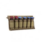 NcSTAR Large x8 Pistol Magazine Carrier (Tan) - Holds 6 .45 ACP/10mm & 9mm/.40
