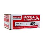 NORMA 5.56x45mm 55gr FMJ Rifle Ammo (250 Rounds)