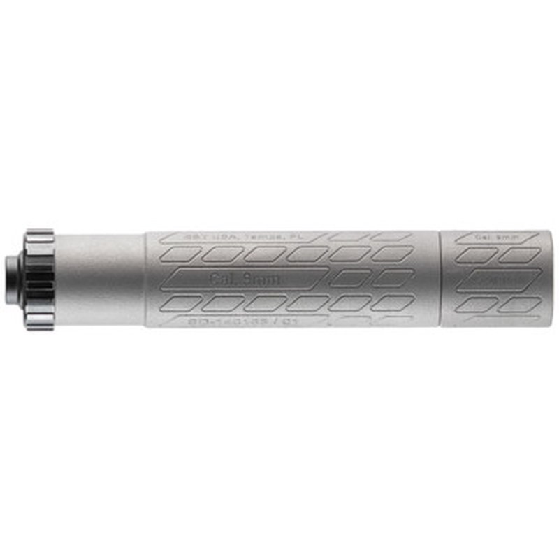 B&T Impuls OLS M 9mm Suppressor Titanium 6.1-7.5 Inch Direct Thread 1/2x28