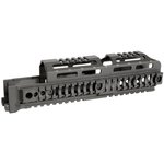 Midwest Industries AK Alpha Series 10in Quad Rail Handguard Black Anodized