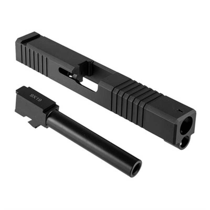 Brownells 19LS Extended Slide & 9mm Barrel Kit for Glock 19LS Iron Sight