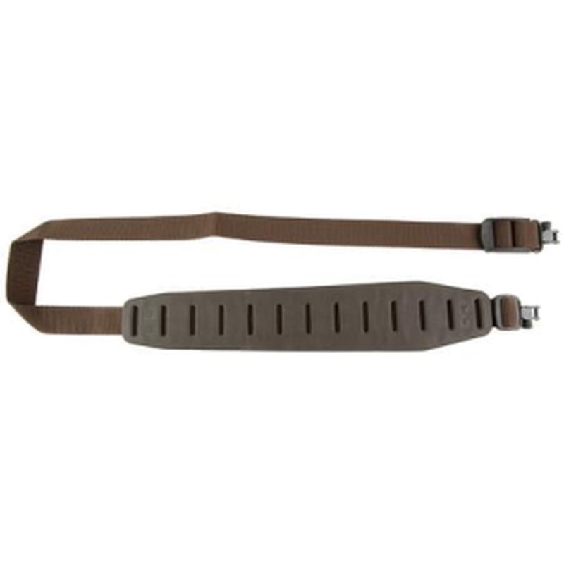Quake Ind Quake Claw 2.0 Sling System (Brown) w/ Hush Stalker II QD swivels