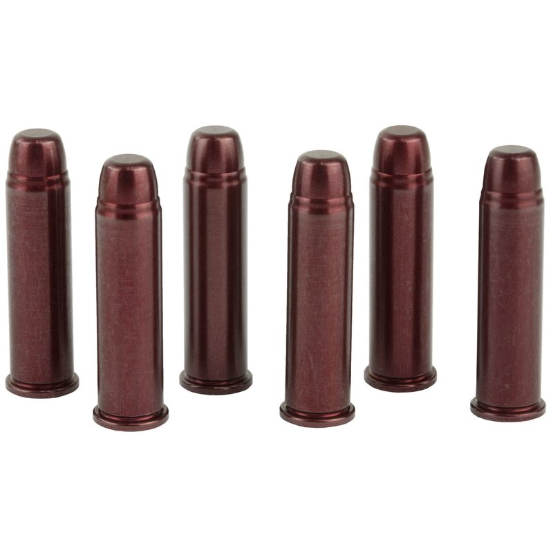 A-Zoom 357 Magnum Snap Caps 6-Pack Red Aluminum Training Rounds