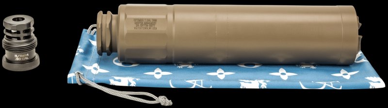 Griffin Armament Optimus 7 Suppressor .30 Caliber 7.56 in FDE