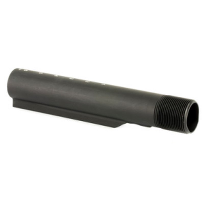Spikes Tactical SLA500R Mil-Spec AR-15 6-Position Buffer Tube, Black Hardcoat