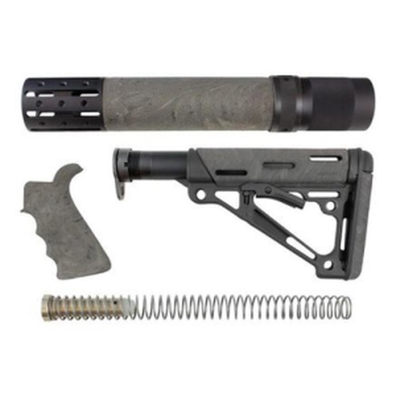 Hogue AR-15/M-16 Finger Groove Vertical Grip (Kit), Ghillie Finish