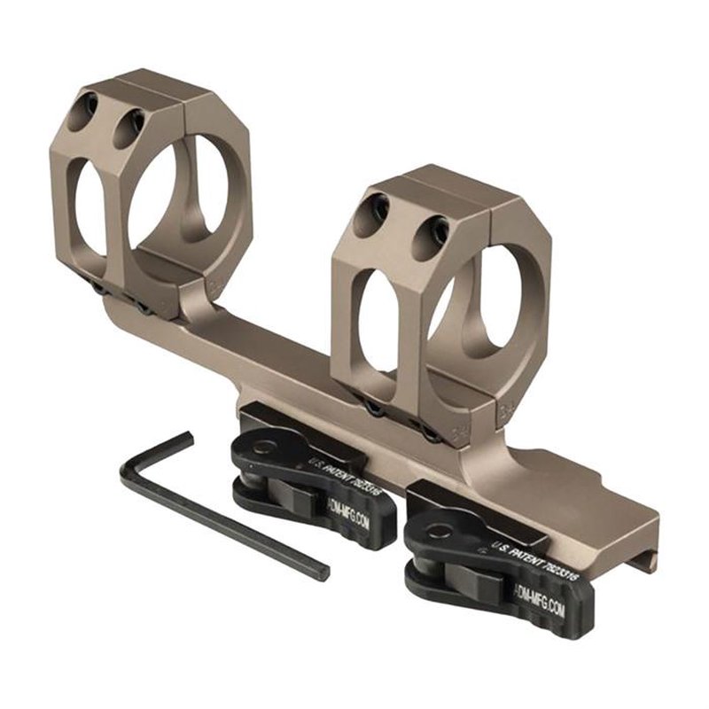 American Defense Manufacturing 34mm 0 MOA 2in cantilever mount FDE quick detach