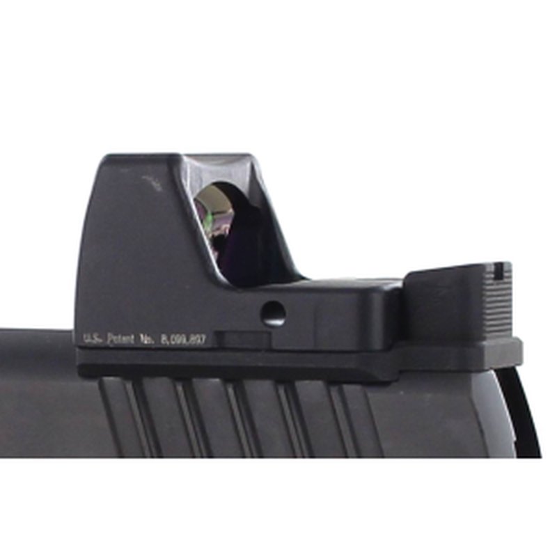 Dawson Precision DPO Reflex System for Trijicon RMR Tactical Height, Black Co-Witness Plate