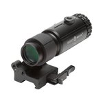 Sightmark T-5 5x Red Dot Magnifier with LQD Flip to Side Quick Detachable Mount Matte Black