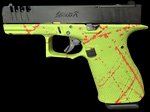 Great Lakes Firearms 19 Striker 9mm 4in 15rd Black Zombie Splatter