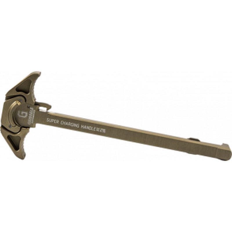 Geissele Automatics 05-313S Super Charging Handle AR Style .223/5.56 NATO 7075 T6 Aluminum Desert Dirt Hardcoat Anodized (Ambidextrous)