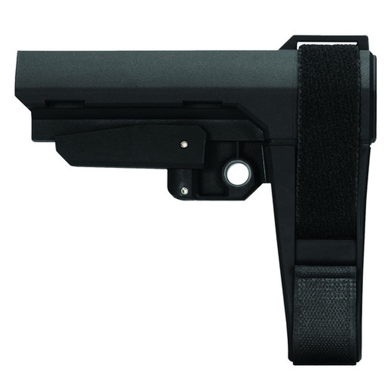 SB Tactical SBA3 Mil-Spec 5-Position Carbine Extension Pistol Brace - Black