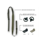 GBRS Group Second Best Sling Bundle Ranger Green Adjustable Sling with Quick Detach Swivels