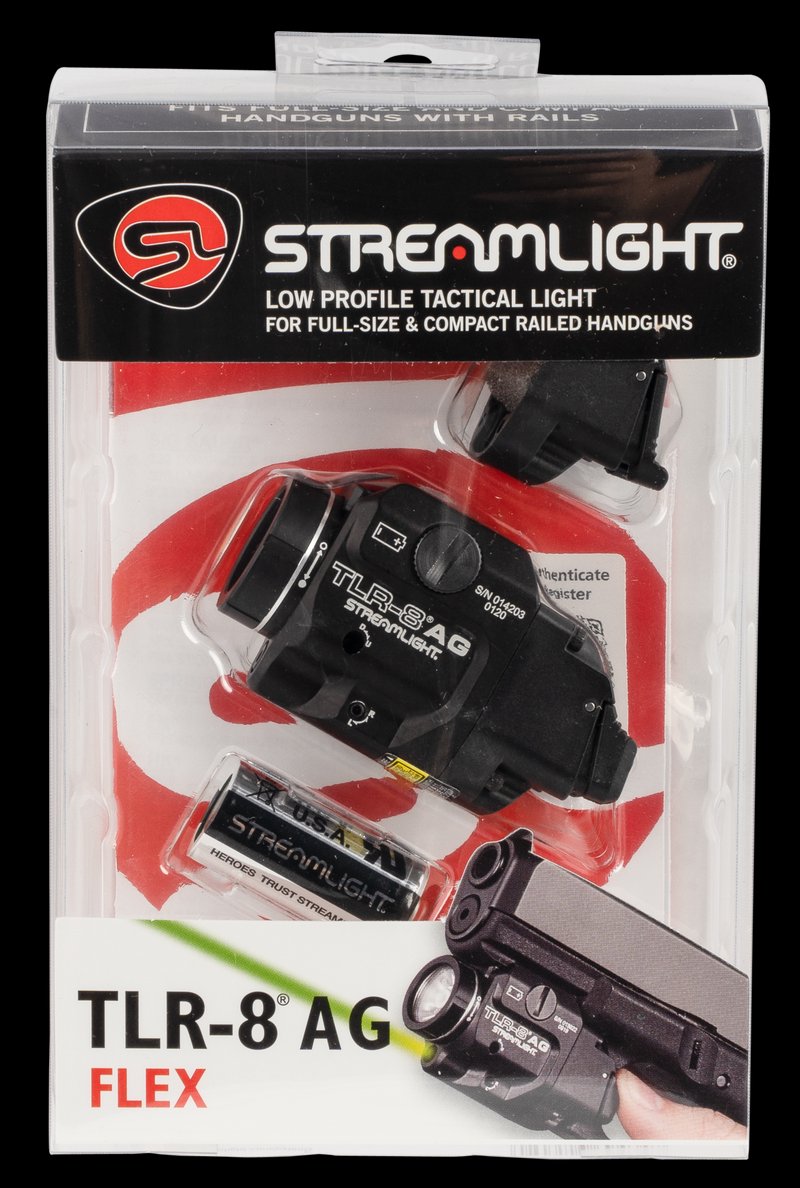 Streamlight TLR-8A 500 Lumen White LED Weapon Light With Green Laser