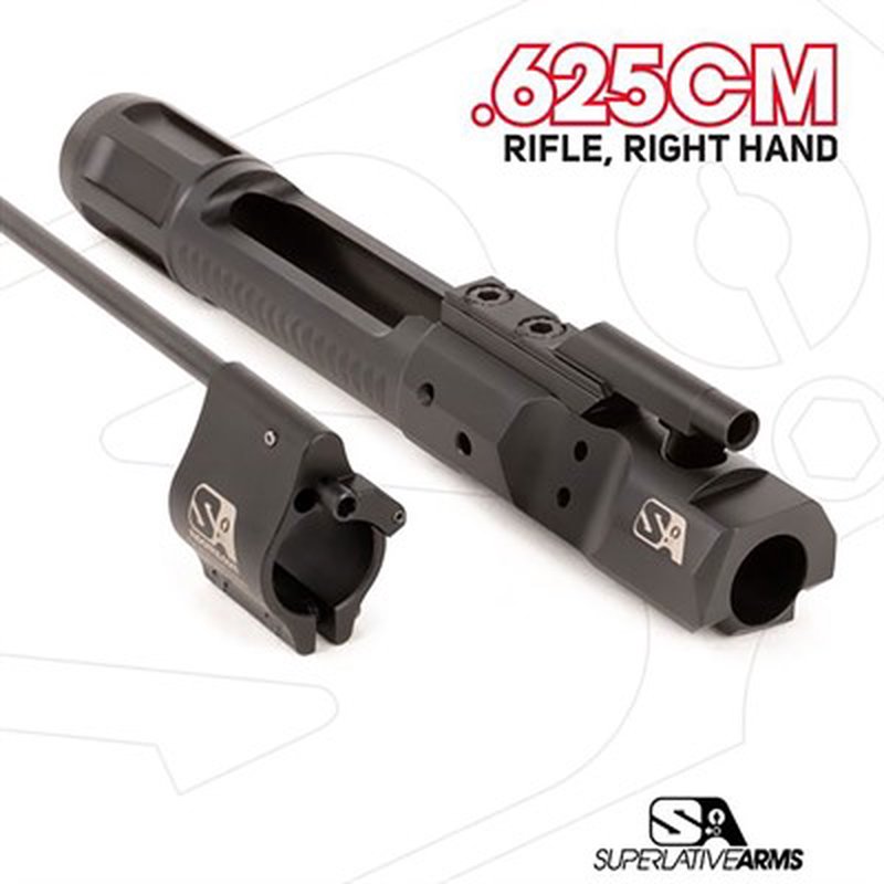 SUPERLATIVE ARMS LLC - AR-15 ADJUSTABLE PISTON SYSTEM W/0.750" GAS BLOCK LEFT HAND