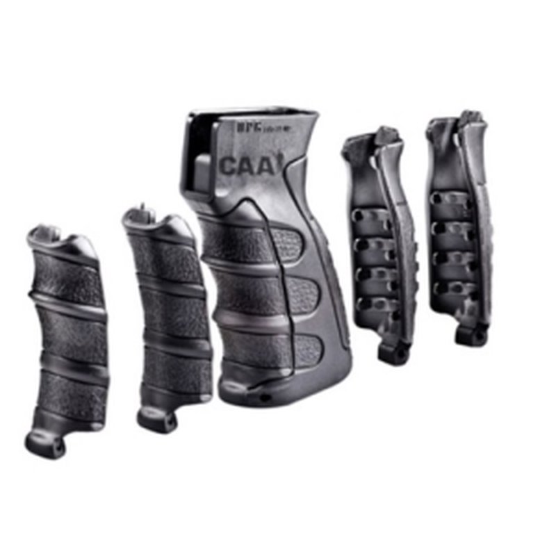 CAA AK47 Replacement Pistol Grip Kit With 6 Back Pieces Black