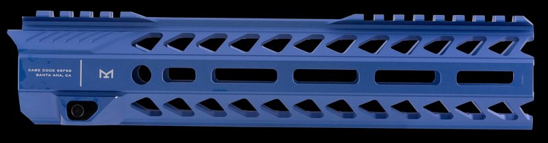Strike Strike Rail AR-15 M-LOK 10in Blue Aluminum Handguard