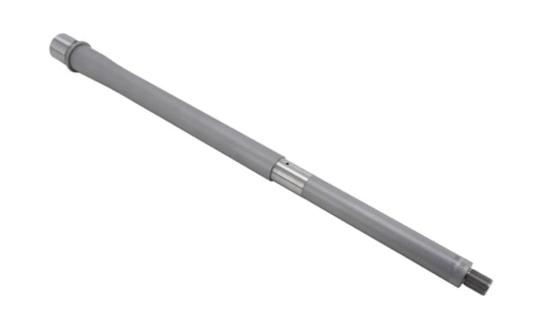 Shaw AR-15 Barrel 5.56 NATO 16in HBAR No Flute Threaded 1/7 Twist 1/2-28 Matte Stainless