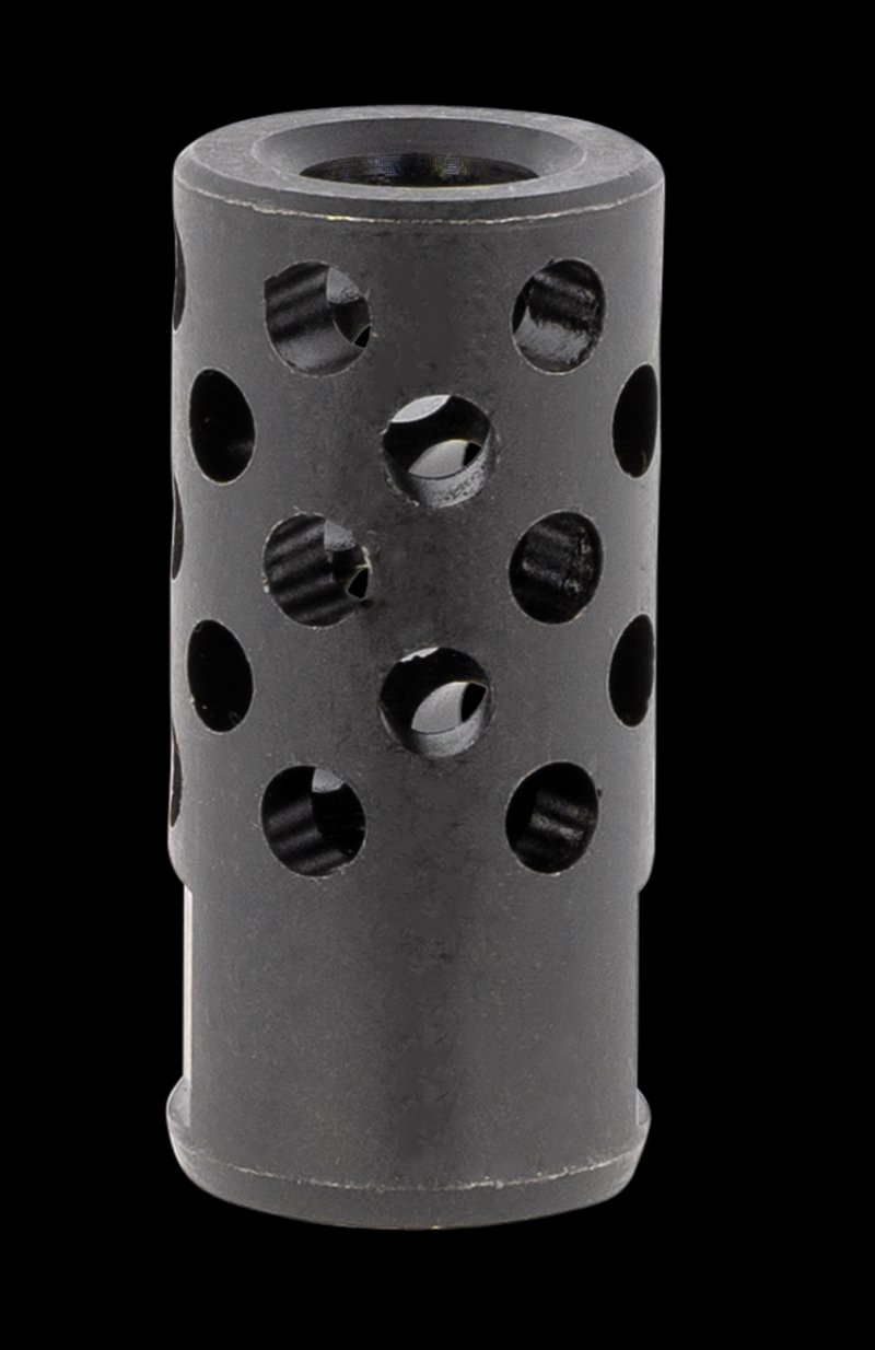 Ruger Radial Ported Muzzle Brake 1/2x28 Black Oxide Steel for .350 Legend