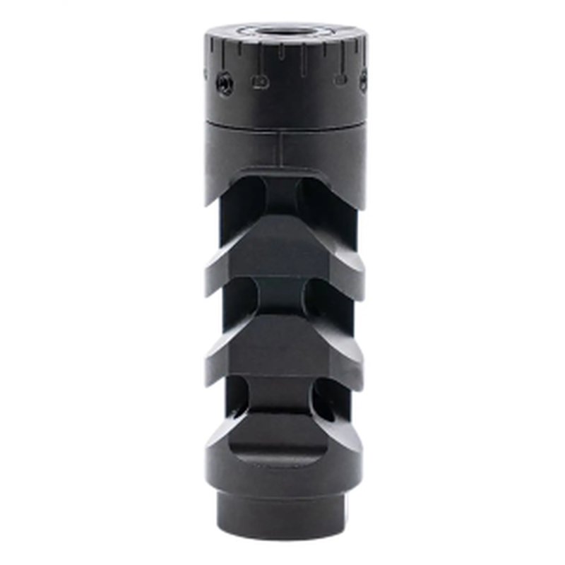 Armaspec ARM1932-BLK Harmonics-Tuner Muzzle Brake 5/8x24 30 Cal Black Stainless