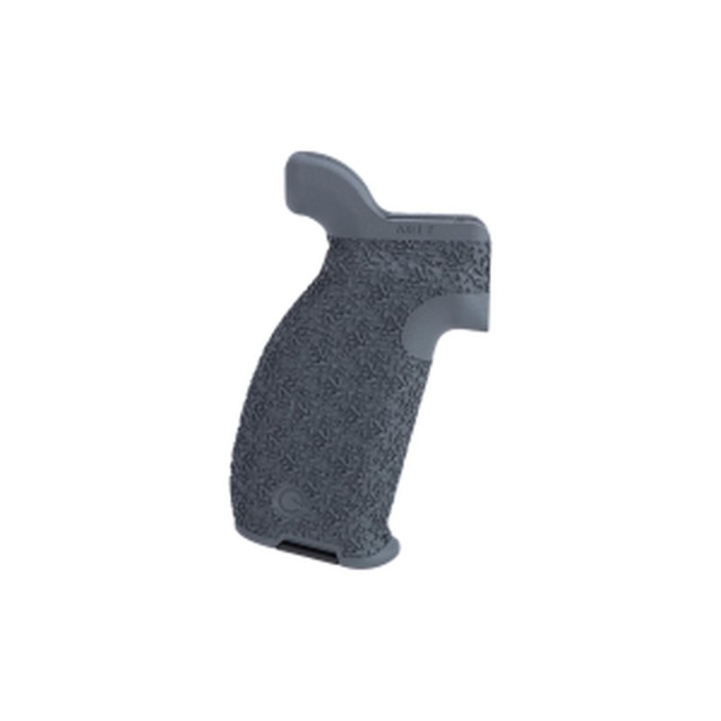 Emissary Development Full Size AR-15 Axle Grip - Aggressive Texture - Grey