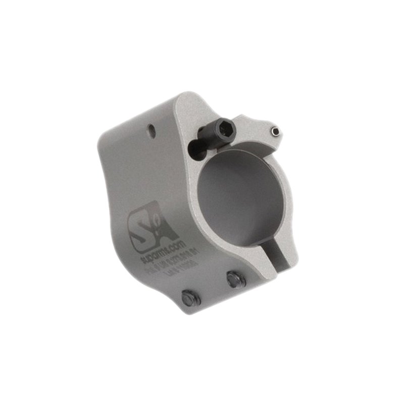 Superlative Arms Clamp-On Direct Impingement Adjustable Gas Block 0.625" x 1", Stainless Steel