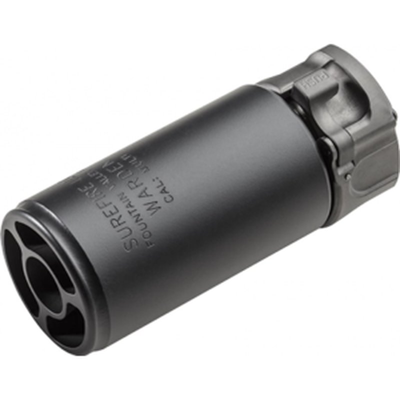 Surefire Wardenbk Warden Blast Diffuser Warden 5.56mm/7.62 Steel 3.5" L