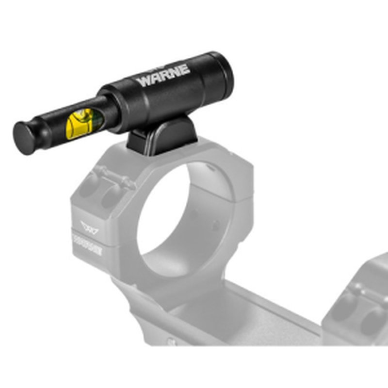 Warne 7852M Skyline Precision Mount Level, Bubble Reticle Indicator, Black