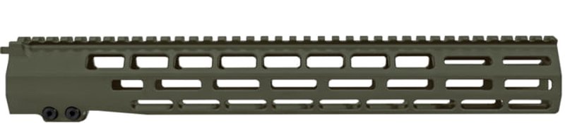 Grey Ghost Precision AR-10 M-LOK Handguard 15 in Olive Drab Cerakote