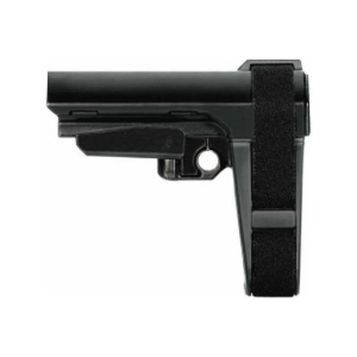 SB Tactical SBA3 5-Position Adjustable Pistol Brace (No Buffer Tube) | Black