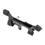 Battle Bar Extended Bolt Release for Mil-Spec AR-15, Anti-Rotation Pins, Black