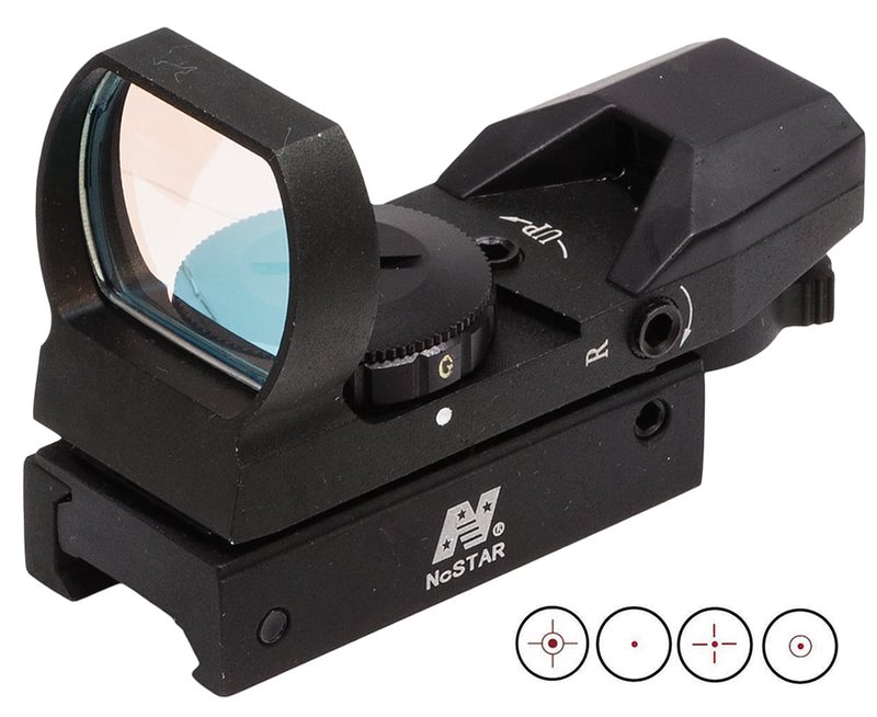 NCSTAR Multi-Reticle Red Dot Sight Red/Green Illumination 3 MOA Dot