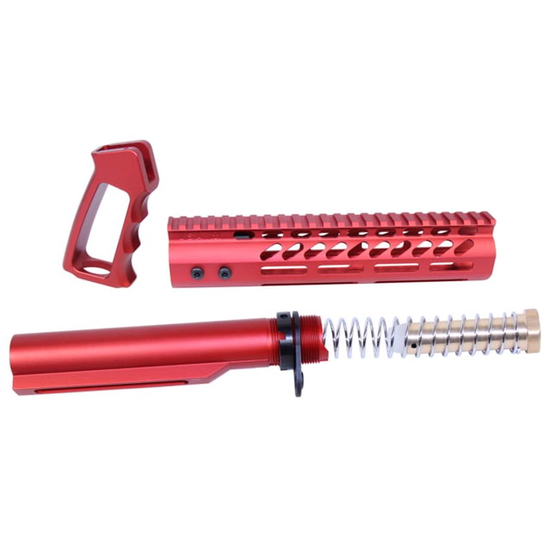 Guntec USA AR-15 Ultra Pistol Furniture Set w/ Milspec Buffer Tube